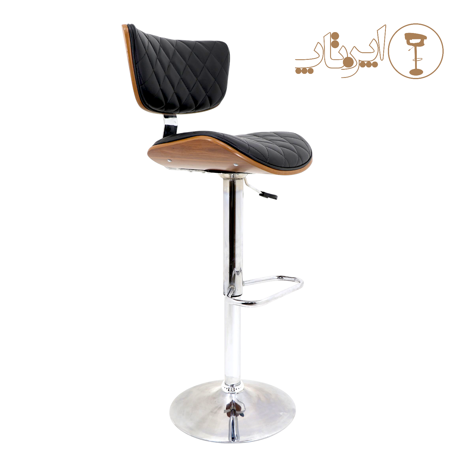 Open Jack Chair Model 2040 with Diamond Stitching - Hydraulic Swivel Chair