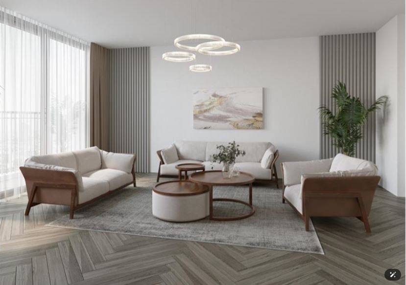 MILAN Contemporary Italian-Style Sofa , Metal & Plywood Frame with High-Resilience Foam