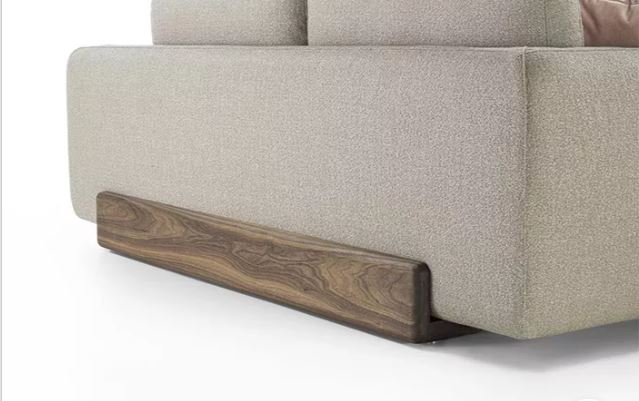 Диван Zed Design Manely Modern Minimalist из орехового дерева с полиуретановой пеной