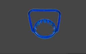 45mm HDPE Bottle Handle with 45mm Neck Finish for PET Beverage & Liquid Bottles - 6g