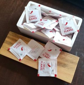 Plastic spice packaging